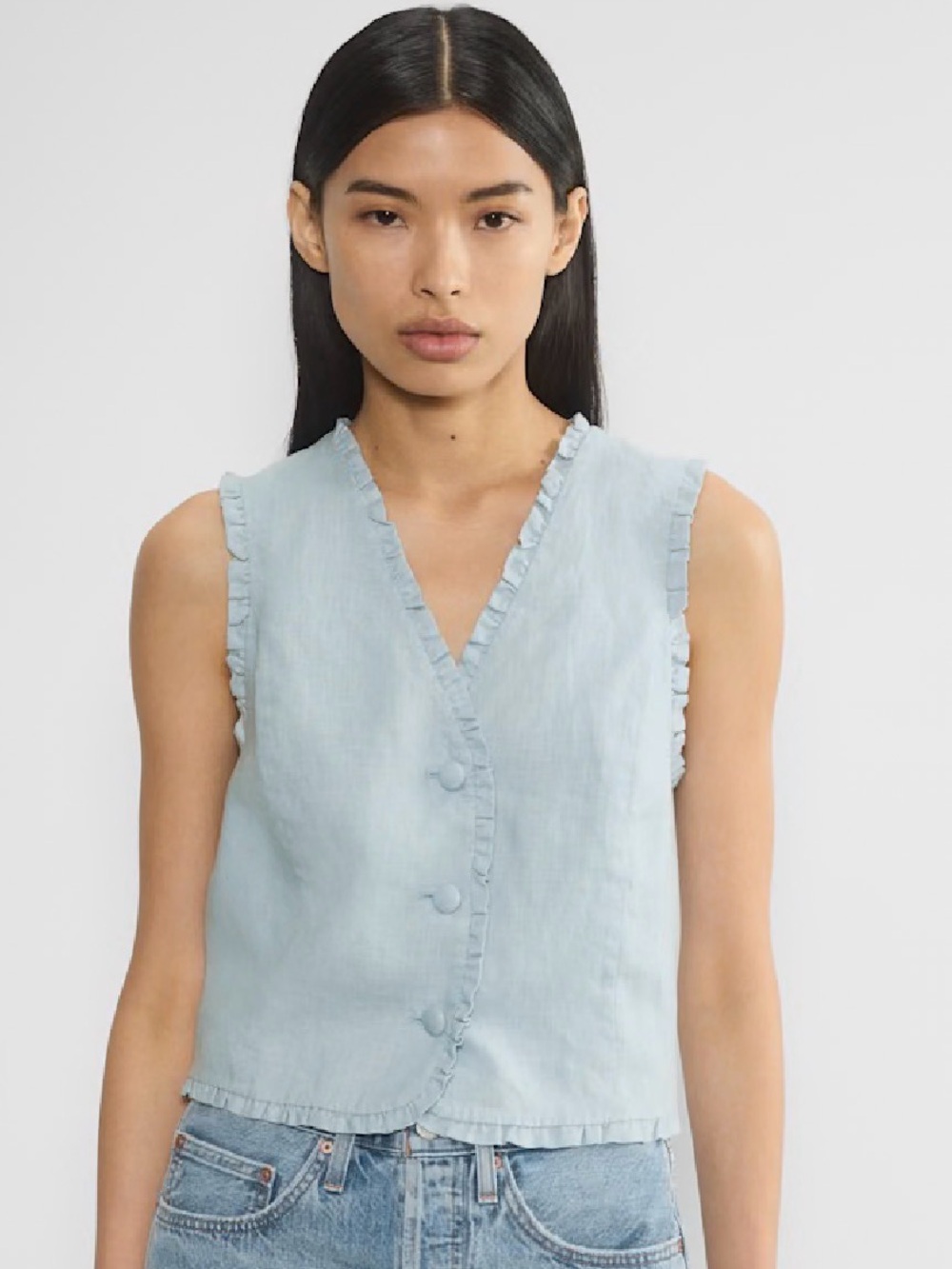 Wilfred Citrus Linen Top